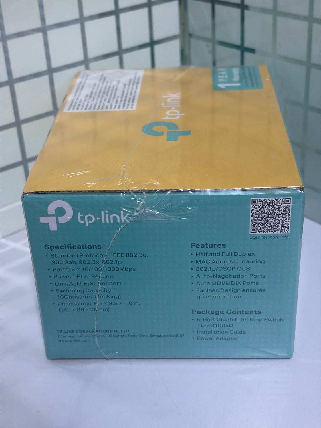 TP-Link SG1005D 5-Port Gigabit Switch