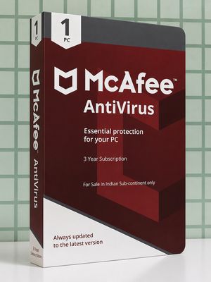 1 User, 3 Year, McAfee Antivirus 1 User, 3 Year, McAfee Antivirus