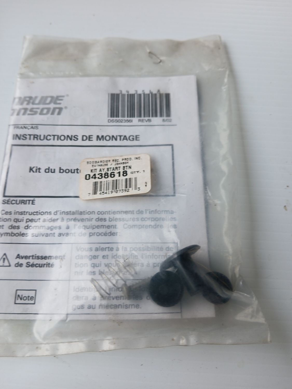 Kit Ay, Start Button 0438618