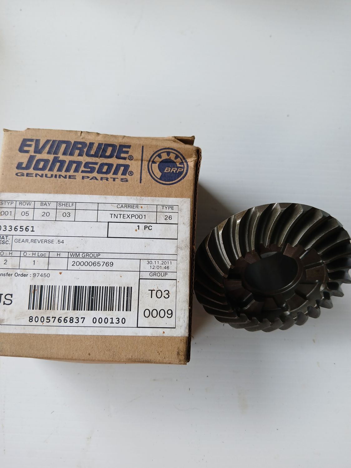 Gear, Reverse 0336561