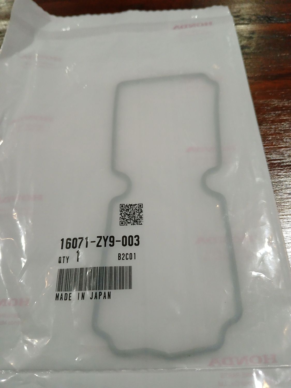 Oring  16071-ZY9-003