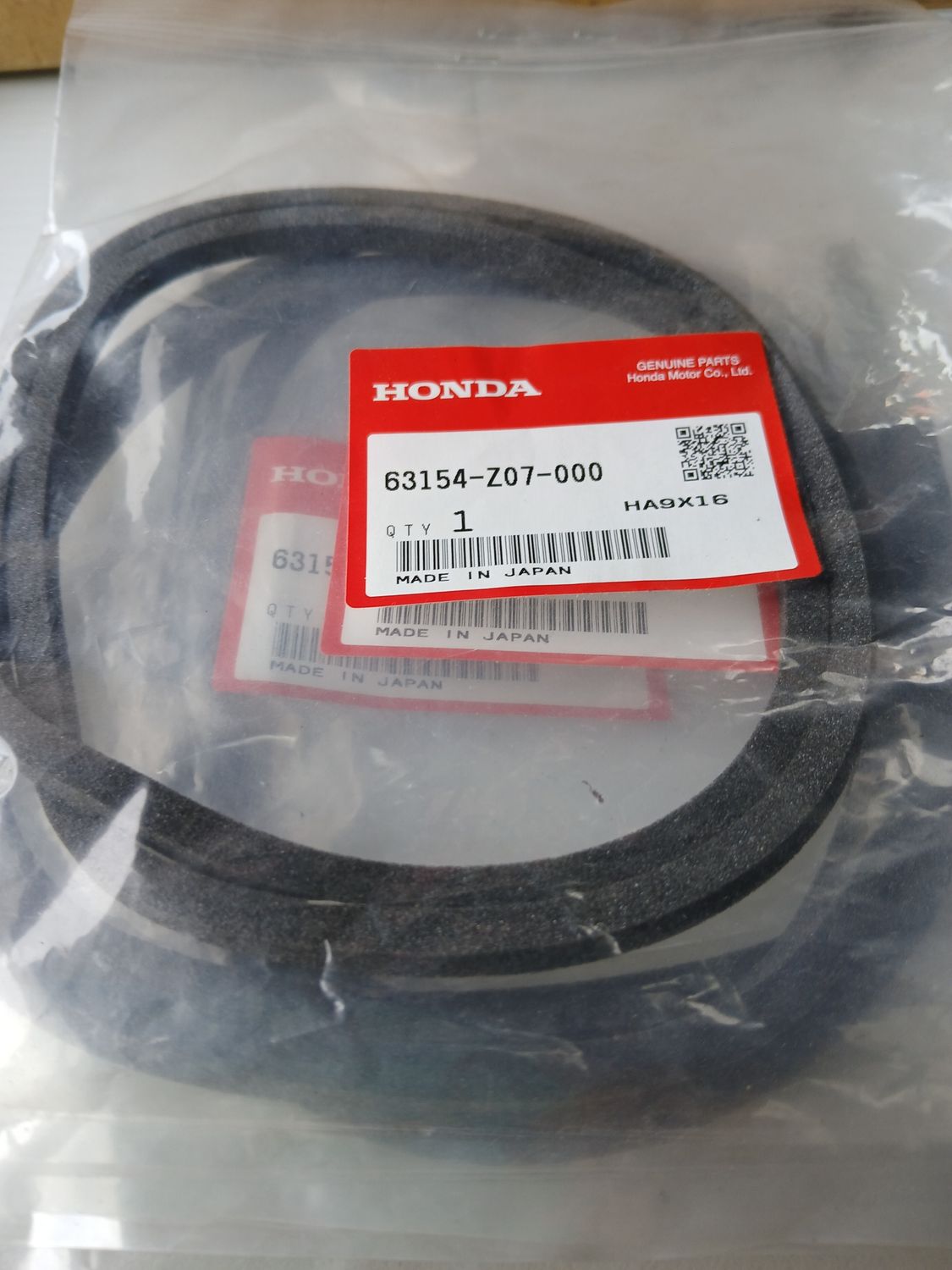 Seal, B Maintenance Cover 63154-Z07-000