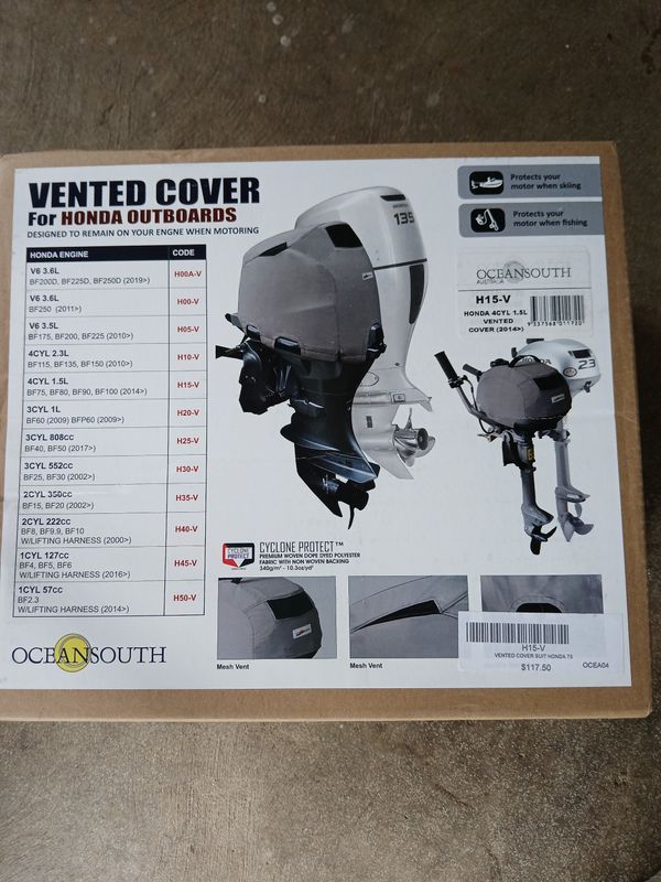 Vented Cover Honda BF75/80/90/100  2014>  H15-V