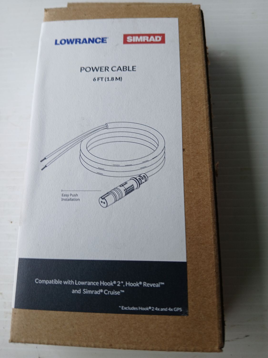 Power Cable 6 ft (1.8m)  000-14172-001