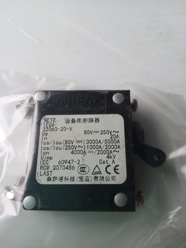 AIRPAX Circuit Breaker 20Amp  IEG6-32060-20-V