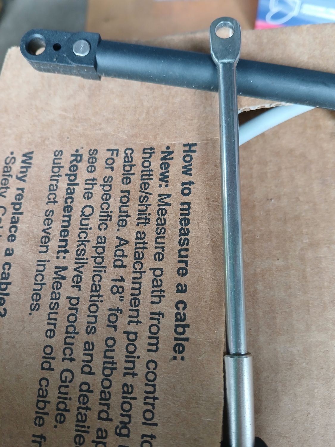 Throttle & Shift Cable Gen 1  897977A17