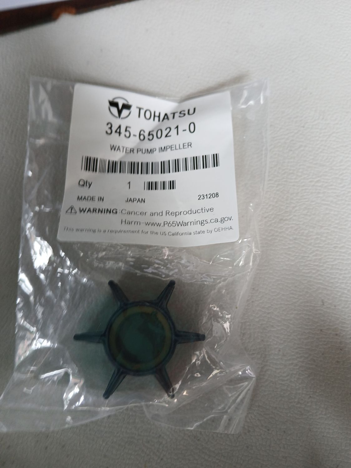 Impeller  345-65021-0