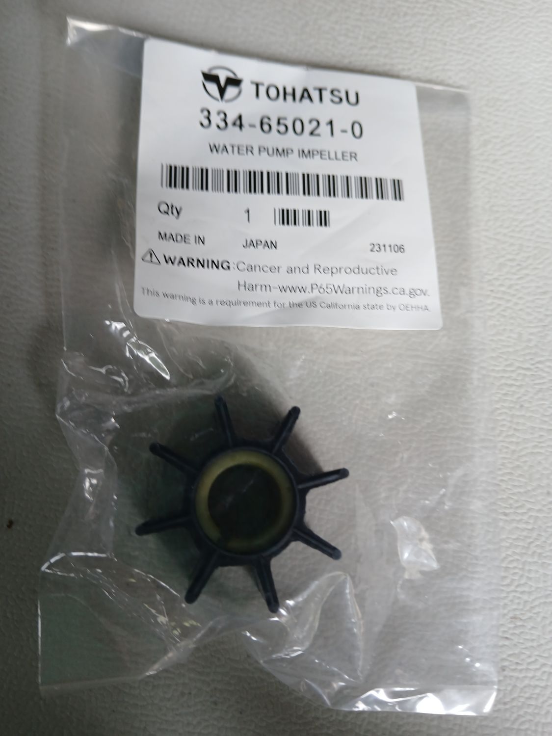 Impeller 334-65021-0