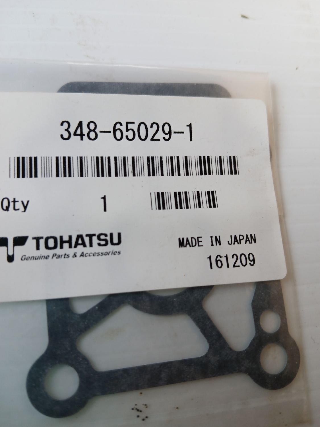 Gasket, Pump Guide Plate 348-65029-1