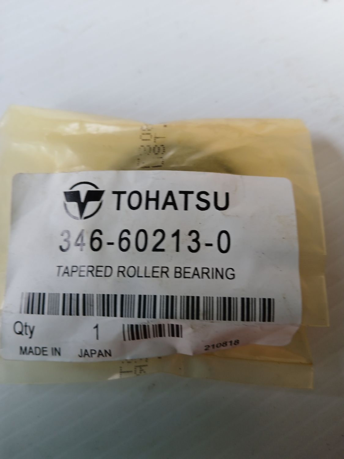 Tapered Roller Bearing - Upper  346-60213-0