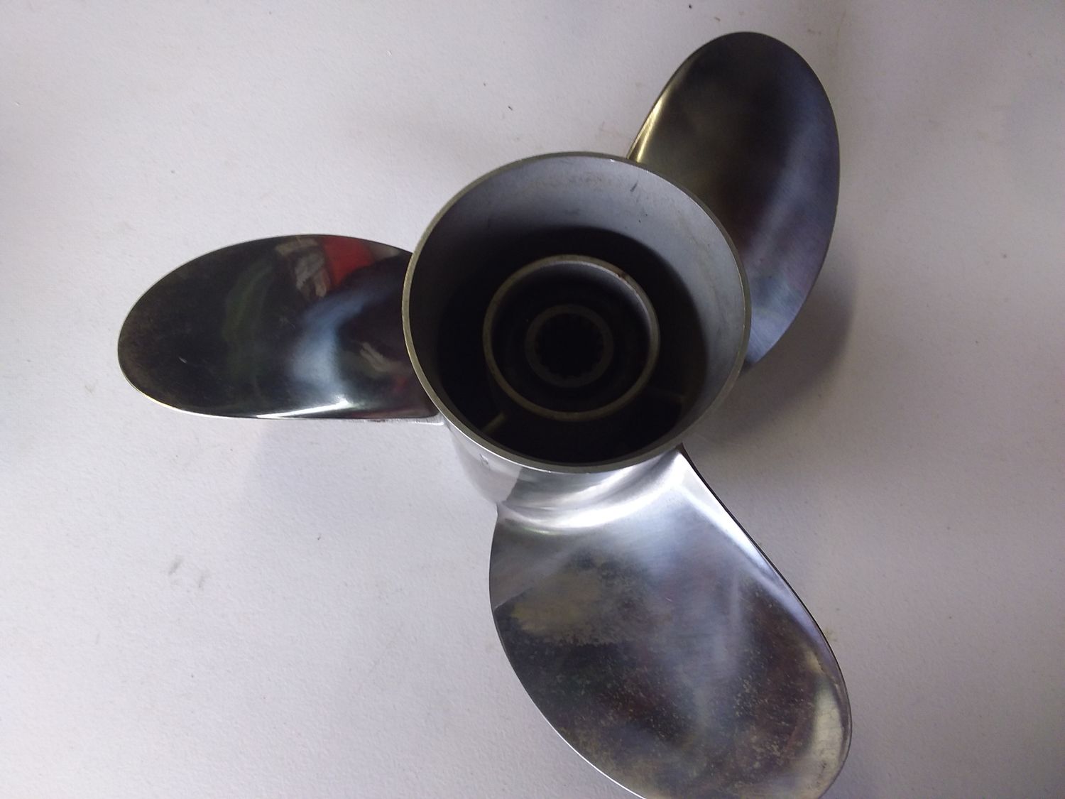 Solas/Yamaha Ex-trial YD 3 Blade Stainless Steel Propeller. 3421-138-11