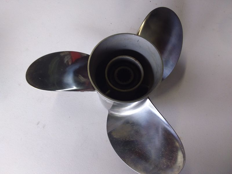 Solas/Yamaha Ex-trial YD 3 Blade Stainless Steel Propeller. 3421-138-11