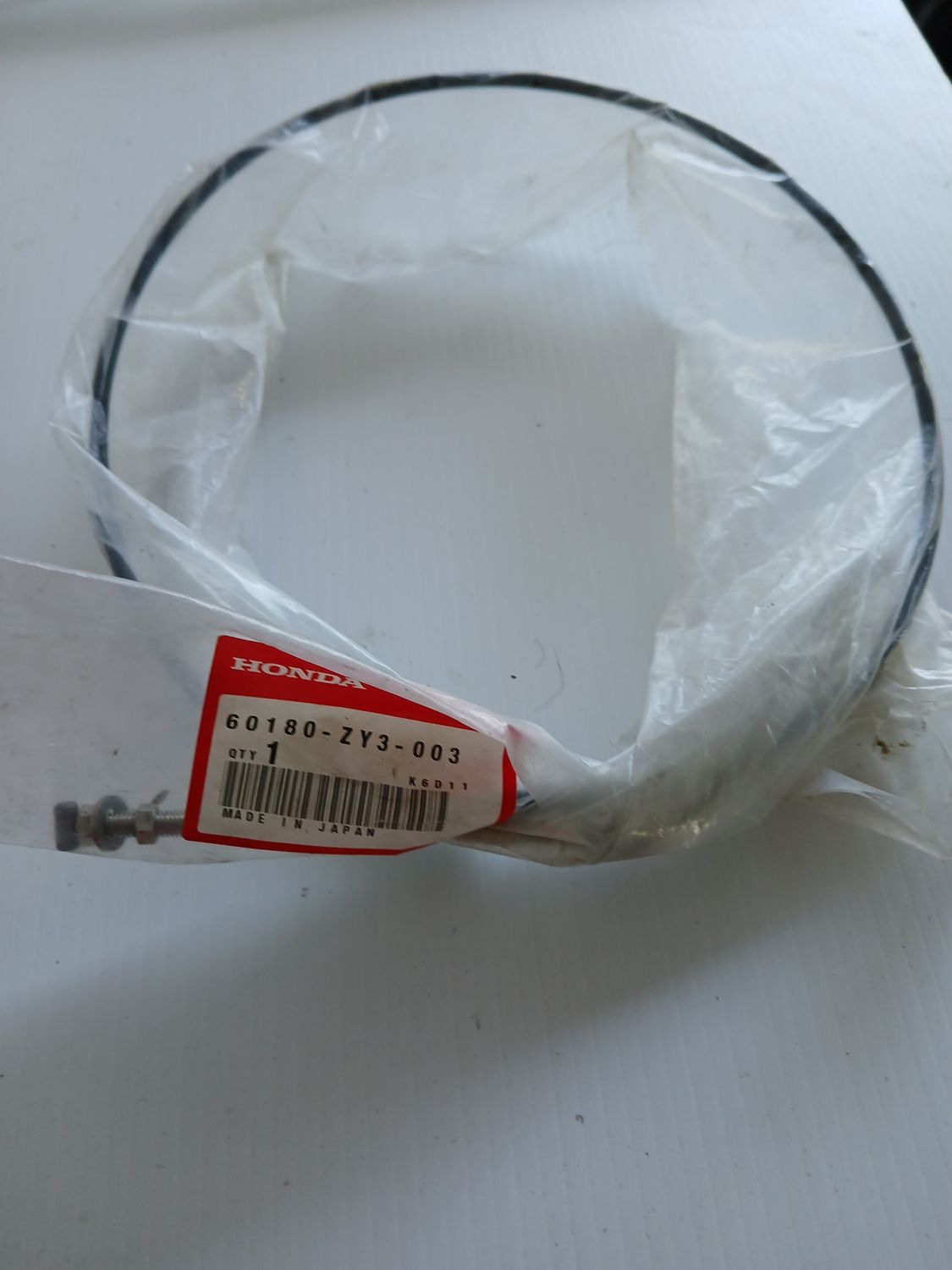 Cable Comp A, Cover  60180-ZY3-003