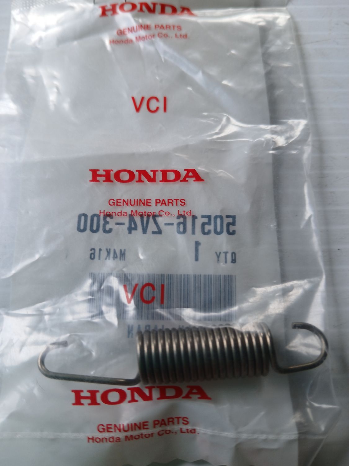 Spring, Tilt Link  50516-ZV4-300
