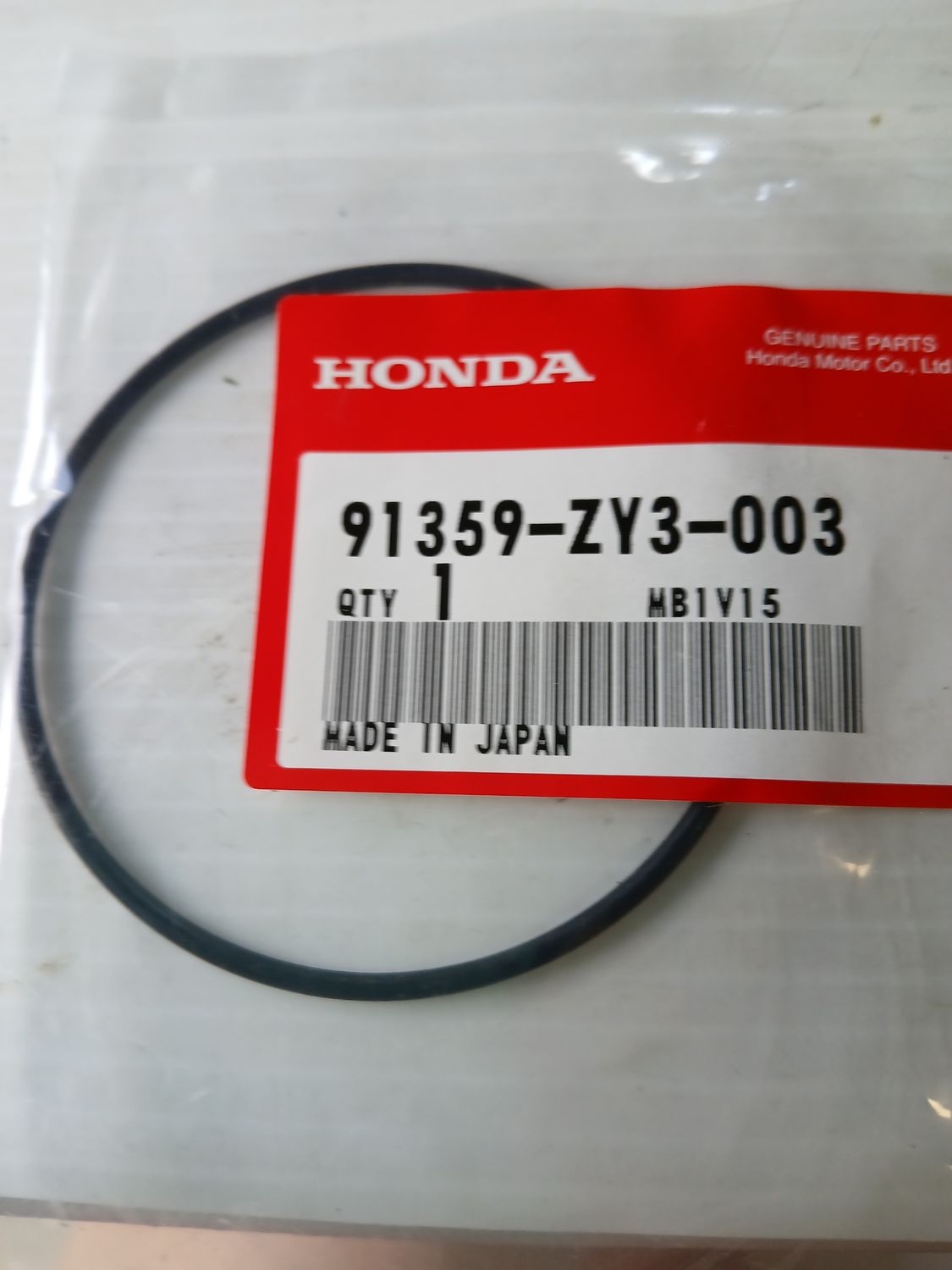 Oring  91359-ZY3-003