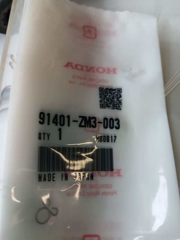Clip, Tube  Pack of 18,  91401-ZM3-003