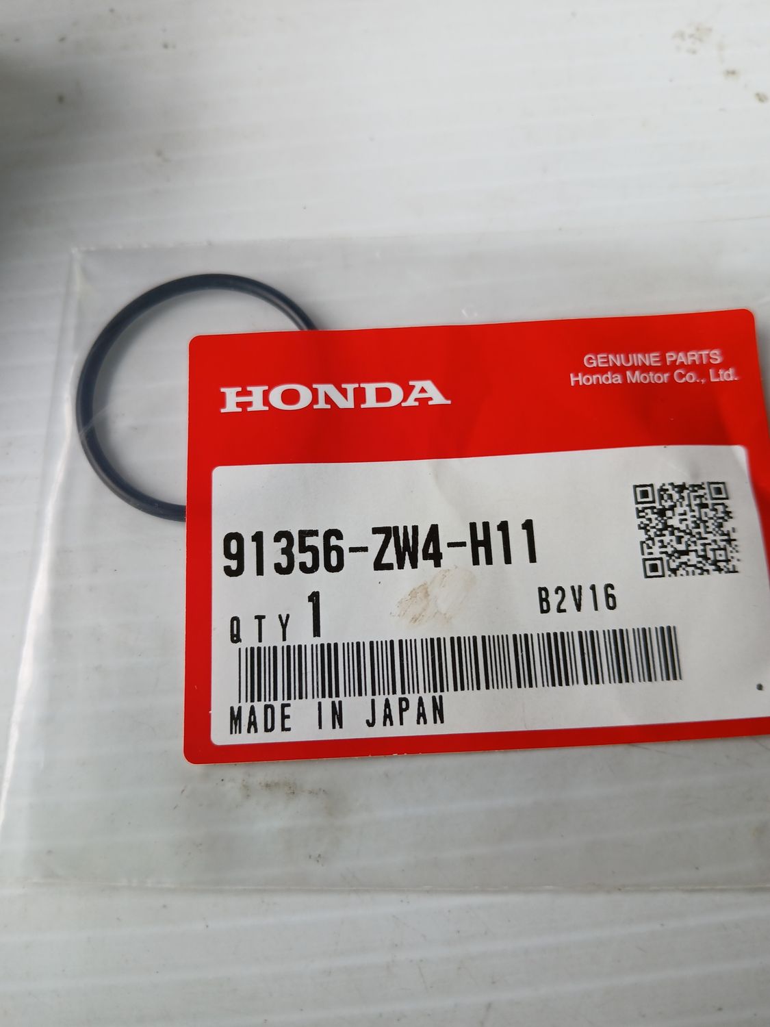 Oring  91356-ZW4-H11
