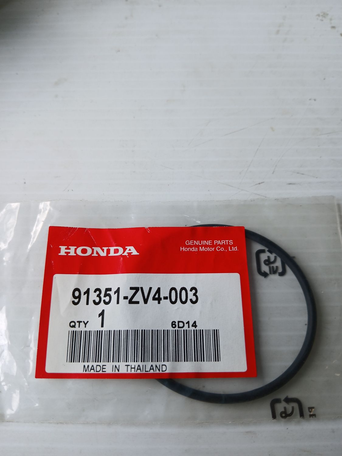 Oring  58 x 3,  91351-ZV4-003