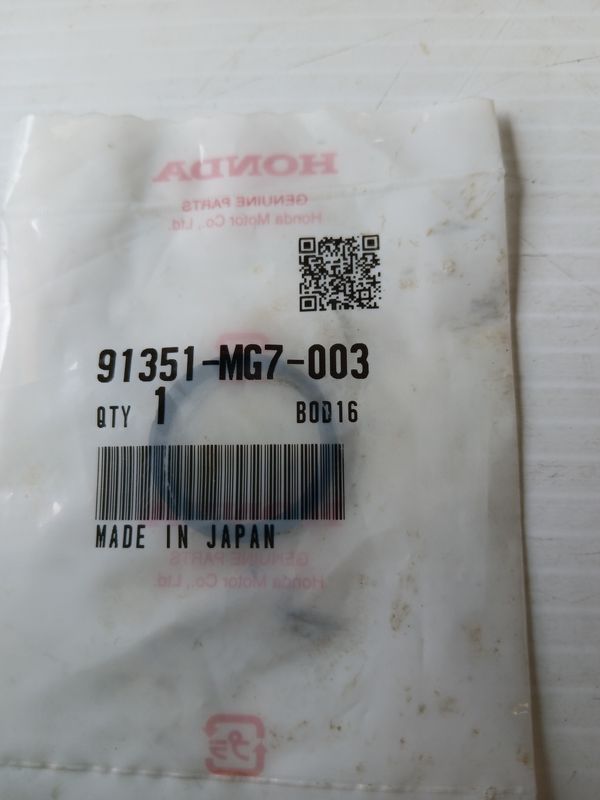 Oring 20.6 x 2.4,  91351-MG7-003