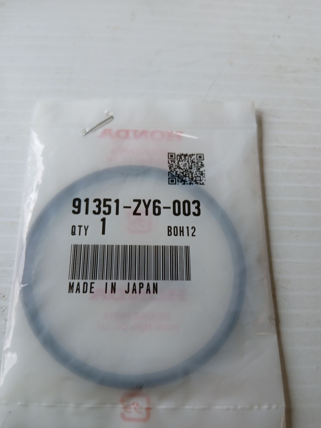 Oring 55.6 x 3.5,  91351-ZY6-003