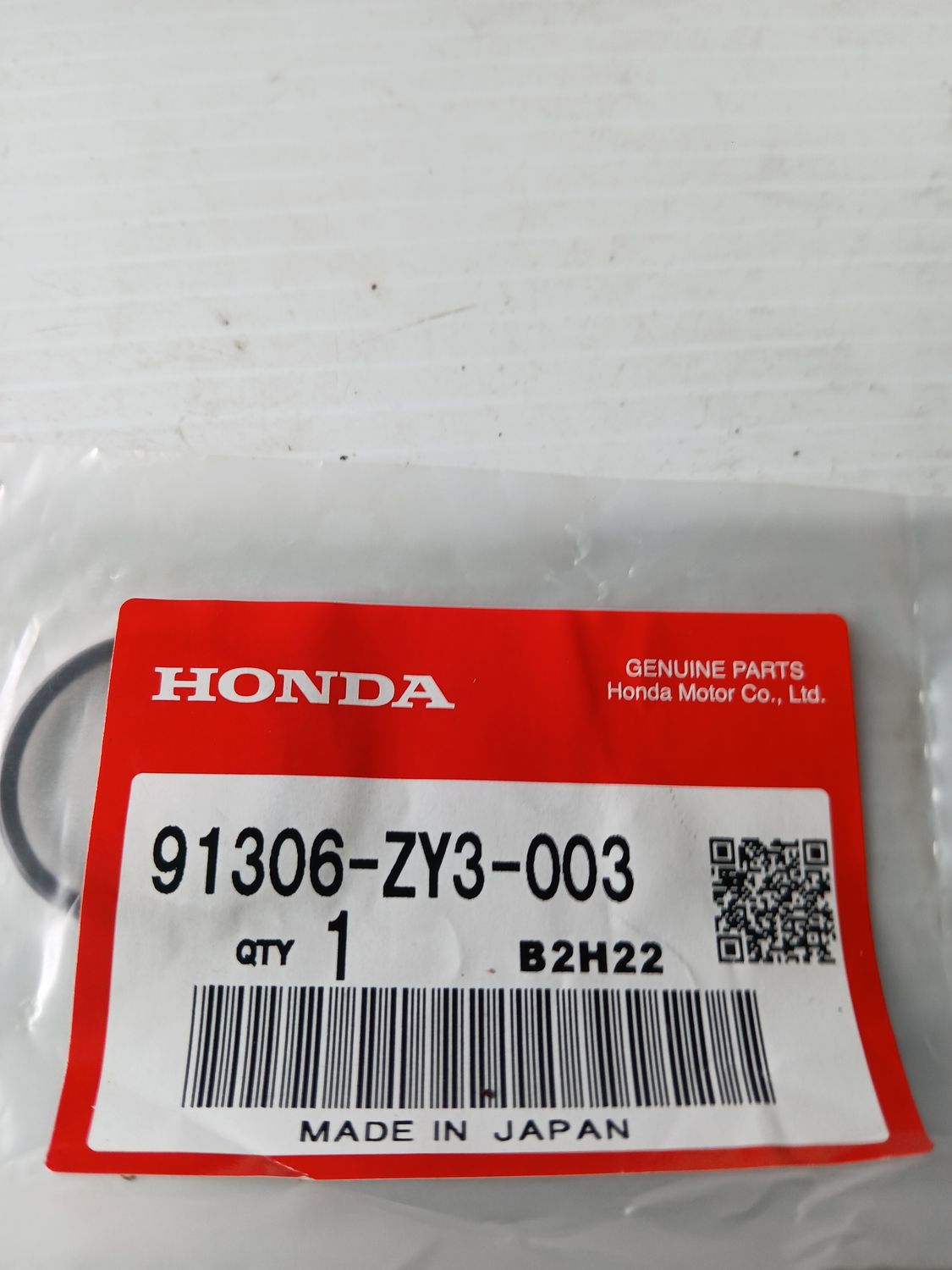 Oring  23.5 x 2,  91306-ZY3-003