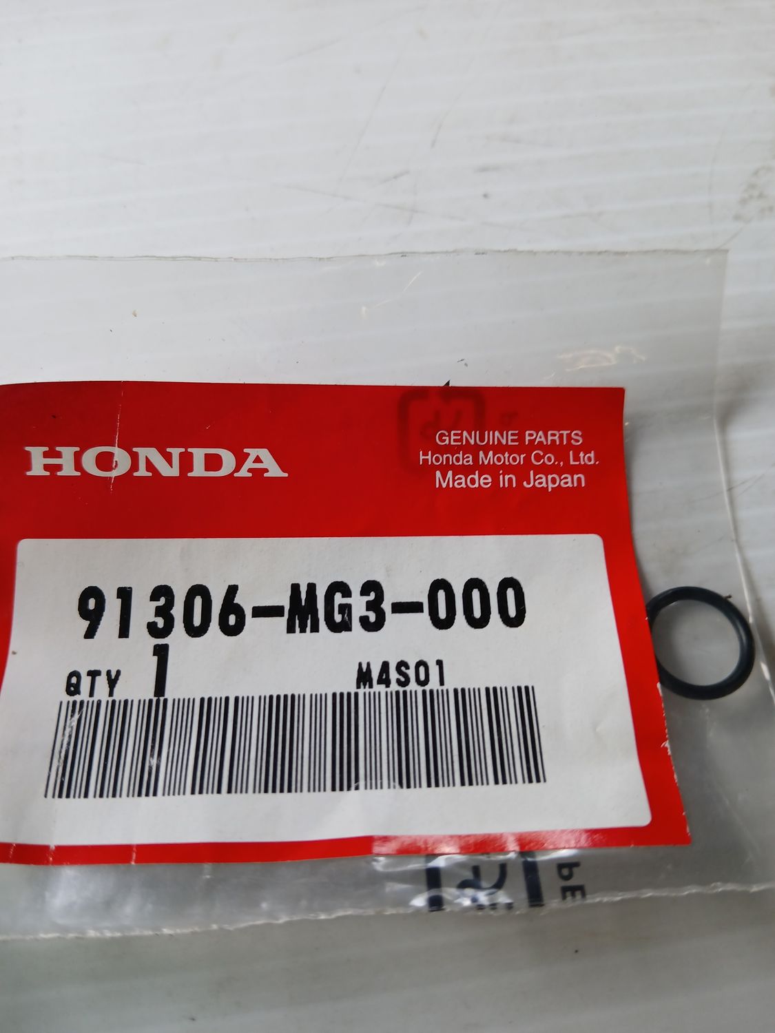 Oring 9.5 x 1.5,   91306-MG3-000