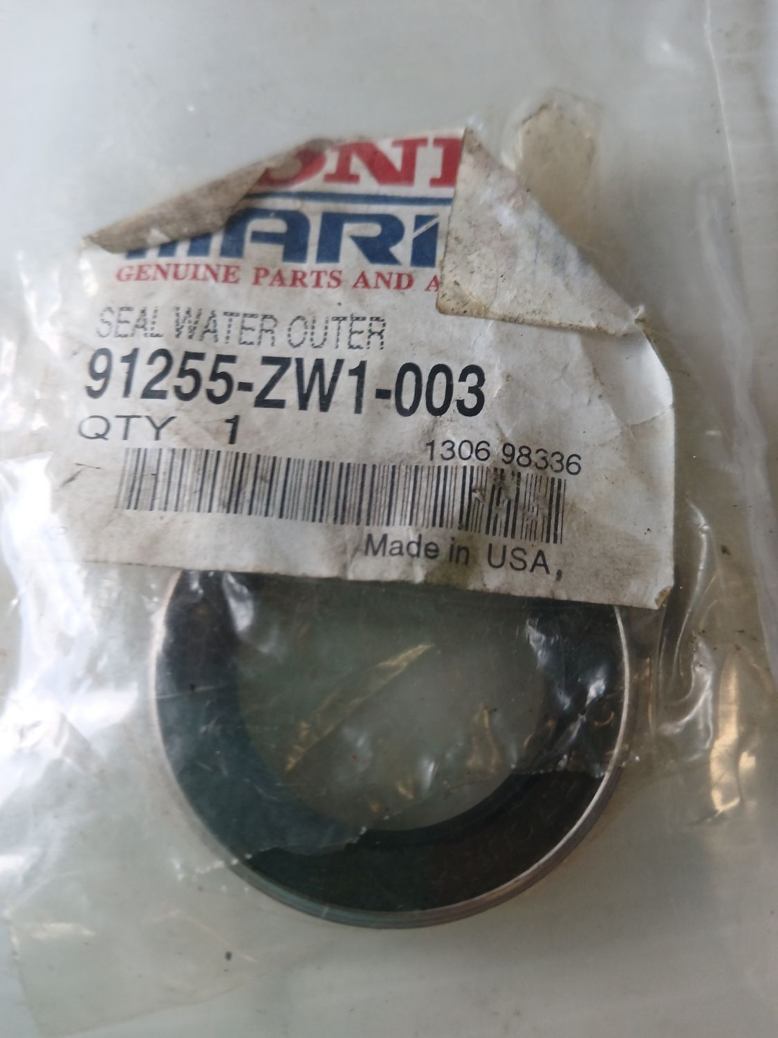Seal, Water Outer  91255-ZW1-003