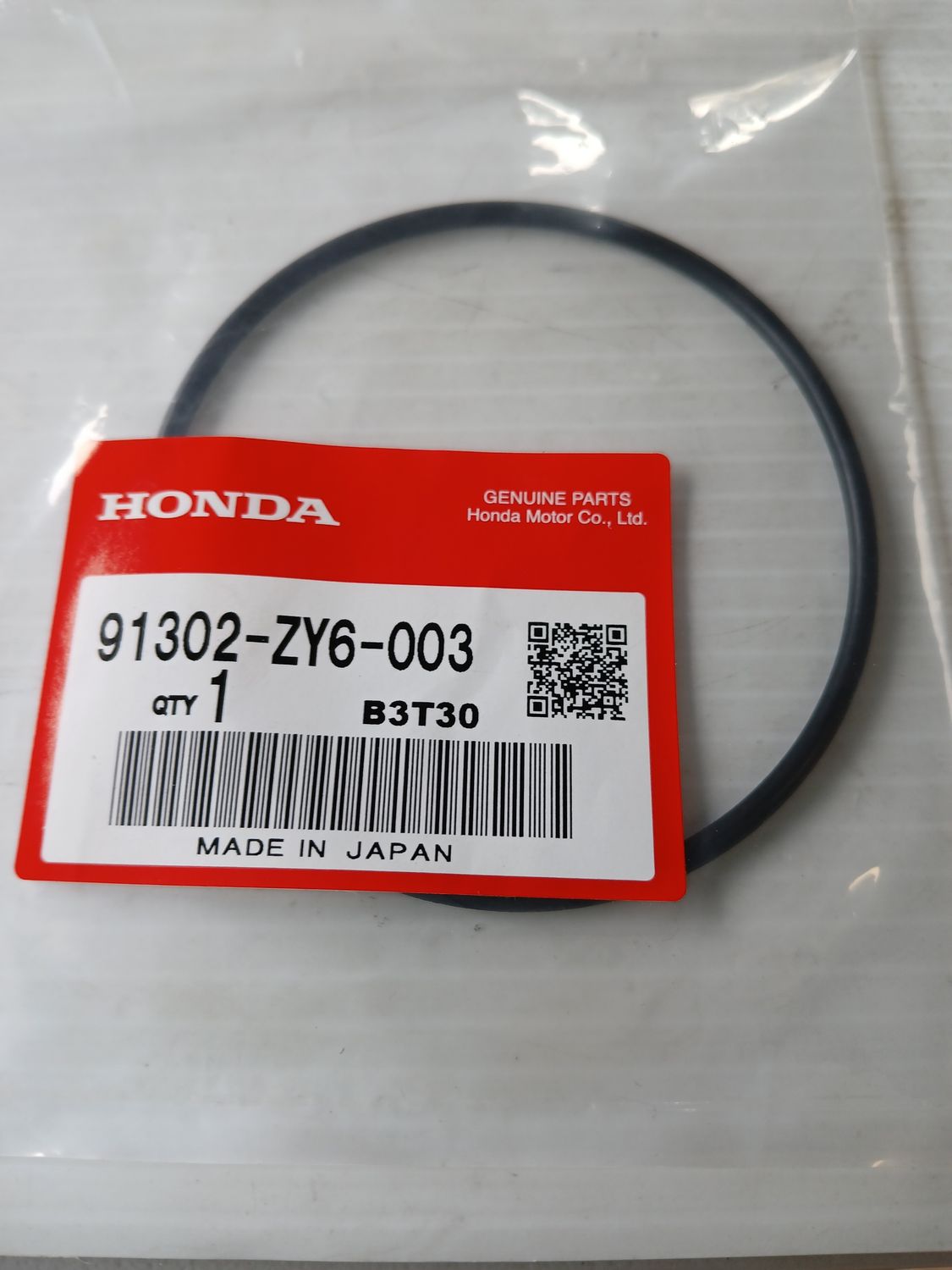 Oring 79.8 x 3.1,  91302-ZY6-003