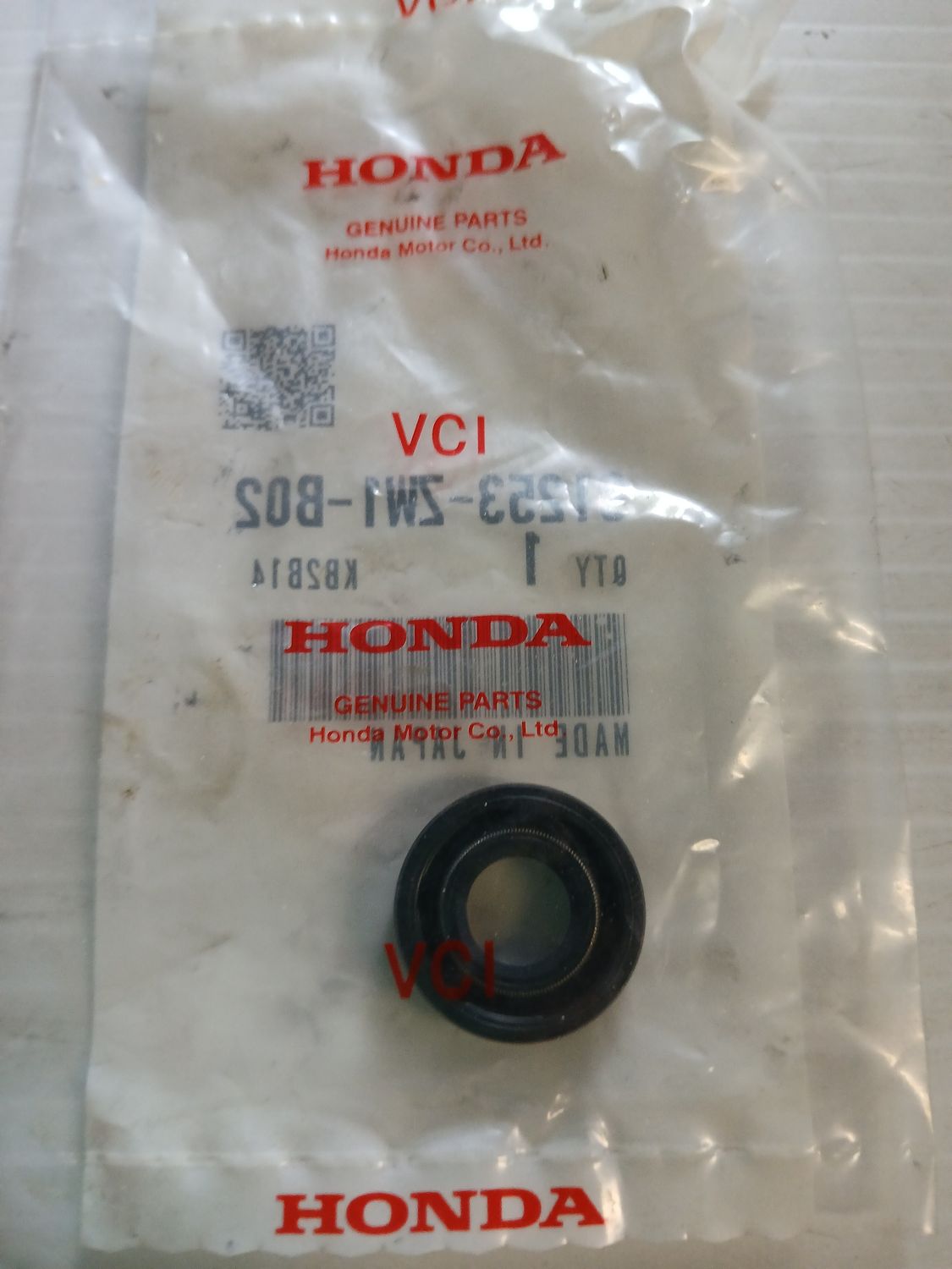 Seal,.Water  91253-ZW1-B02