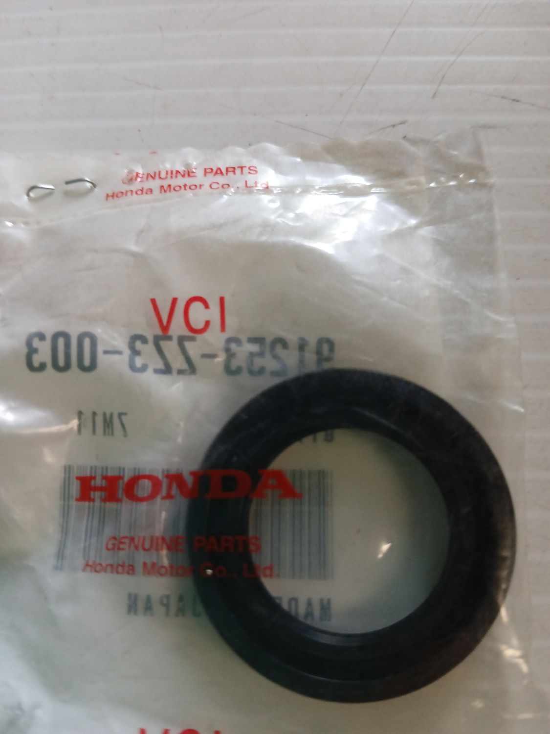 Seal, Water  91253-ZZ3-003