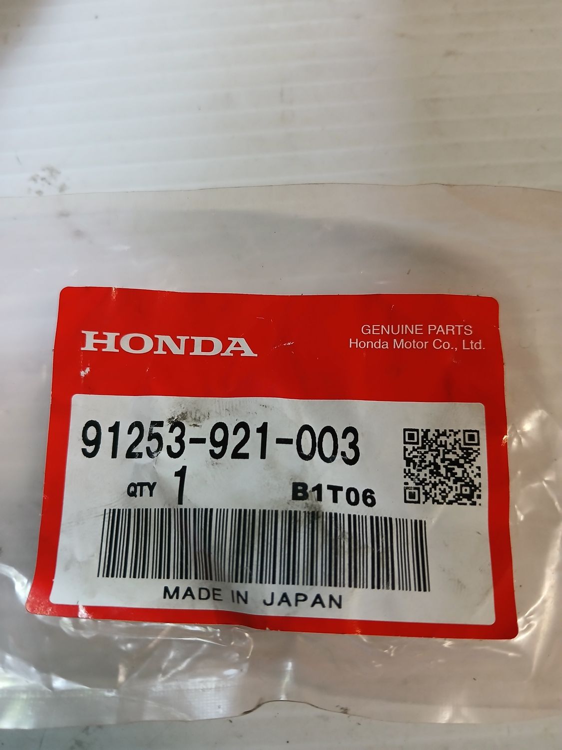 Seal, Water 6mm  91253-921-003