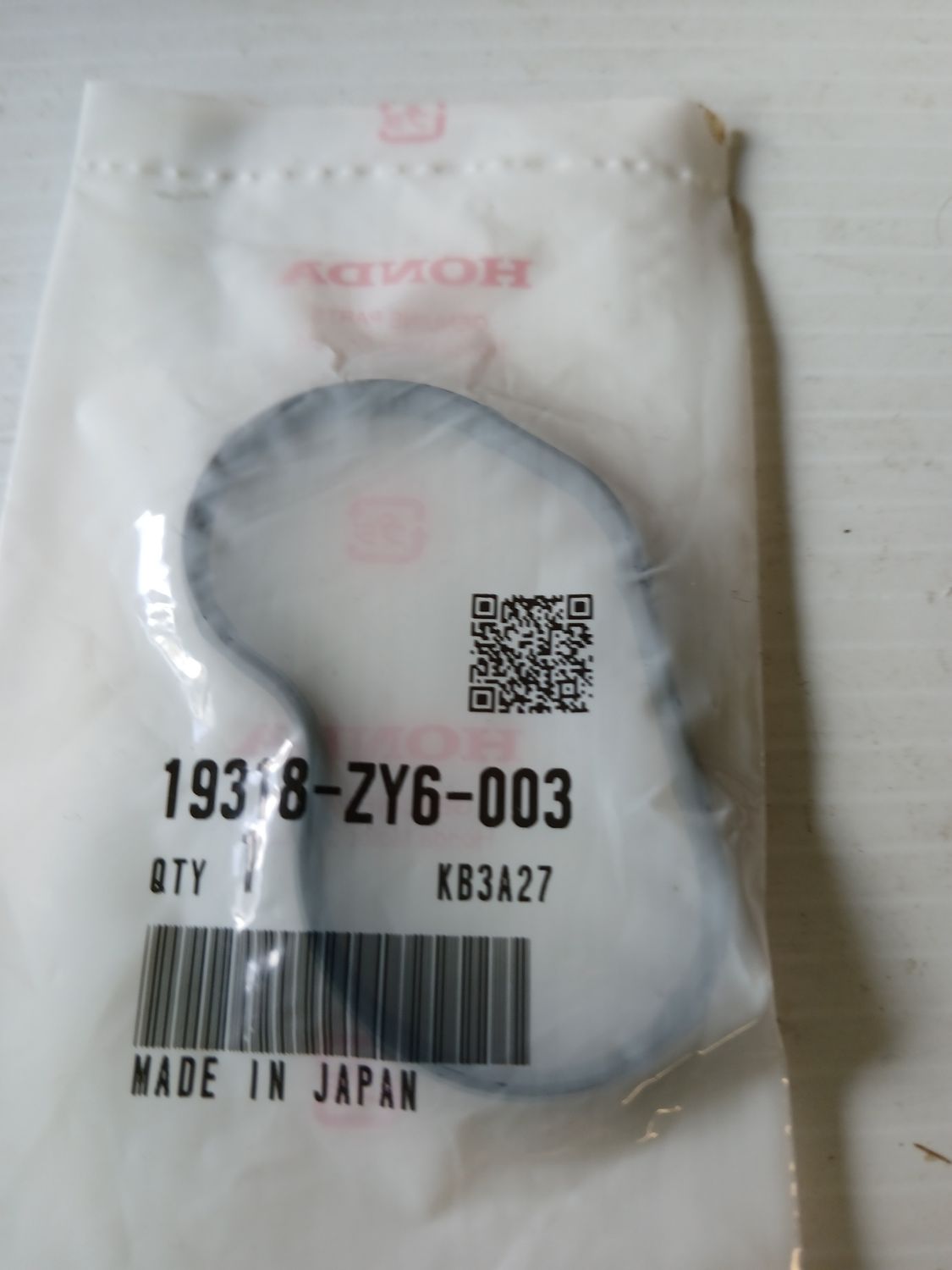 Pkg, Thermo Cover  19318-ZY6-003