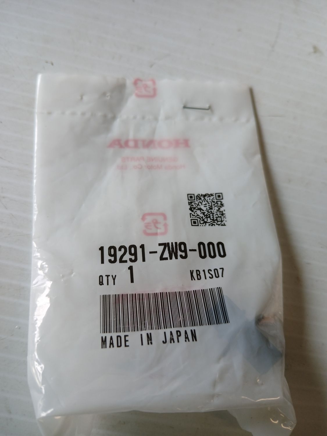 Valve, Relief  19291-ZW9-000