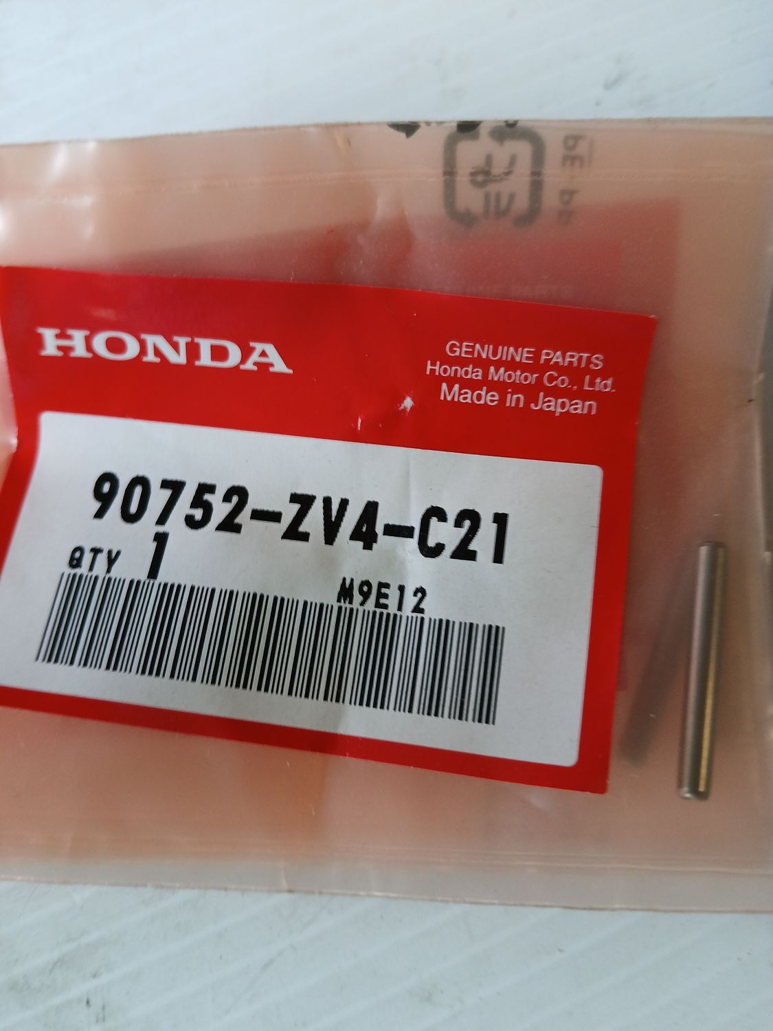 Pin, Spring 3 x 25, Pack of 5,  90752-ZV4-C21