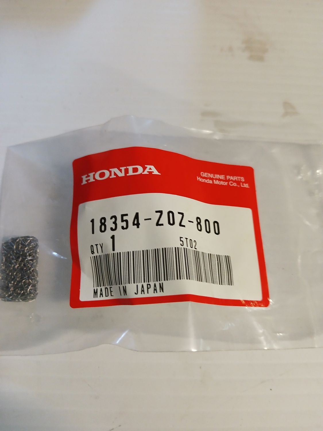Filter, Exhaust  18354-Z0Z-800