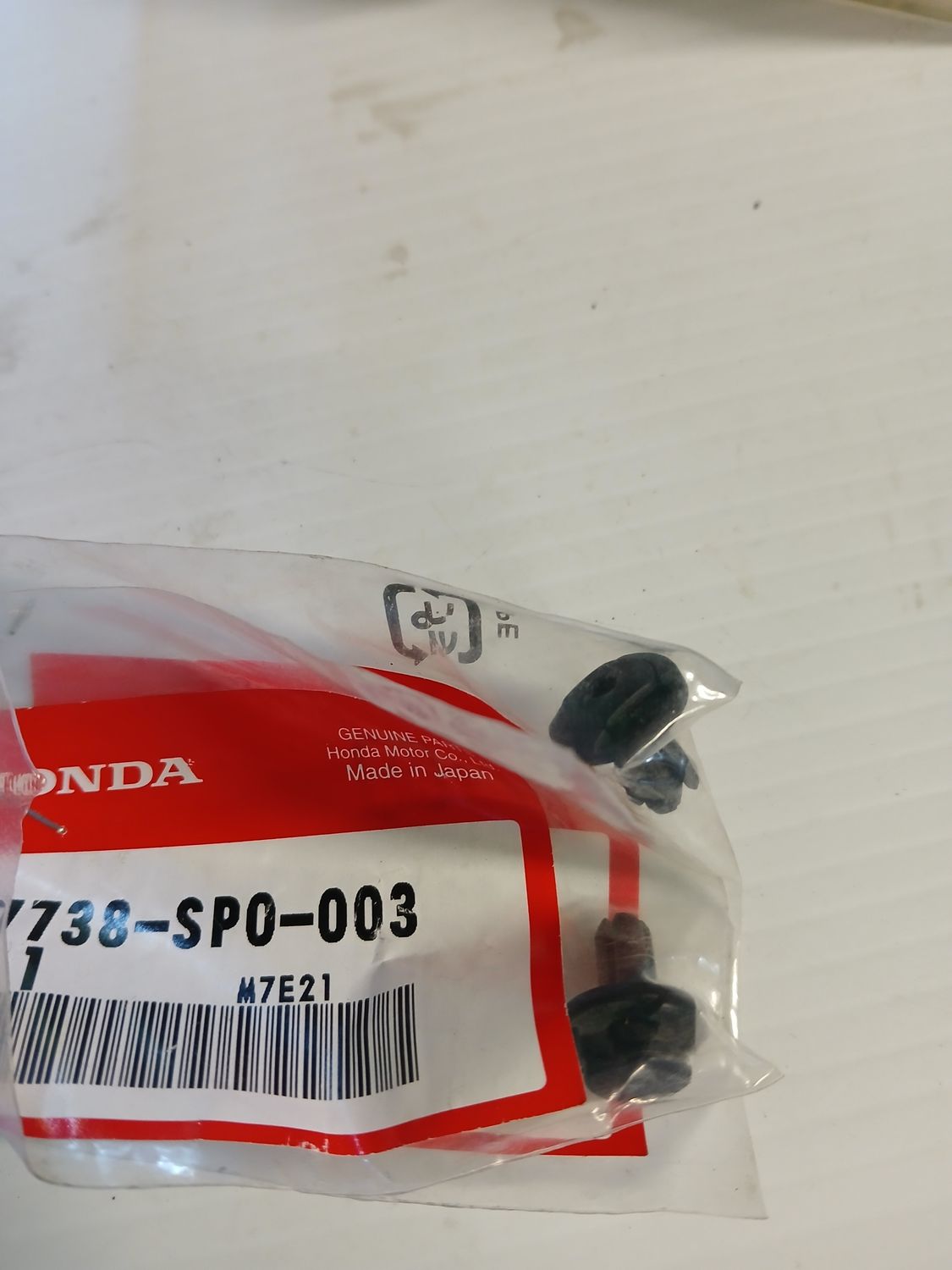 Clip, Fuel Pipe  17738-SP0-003