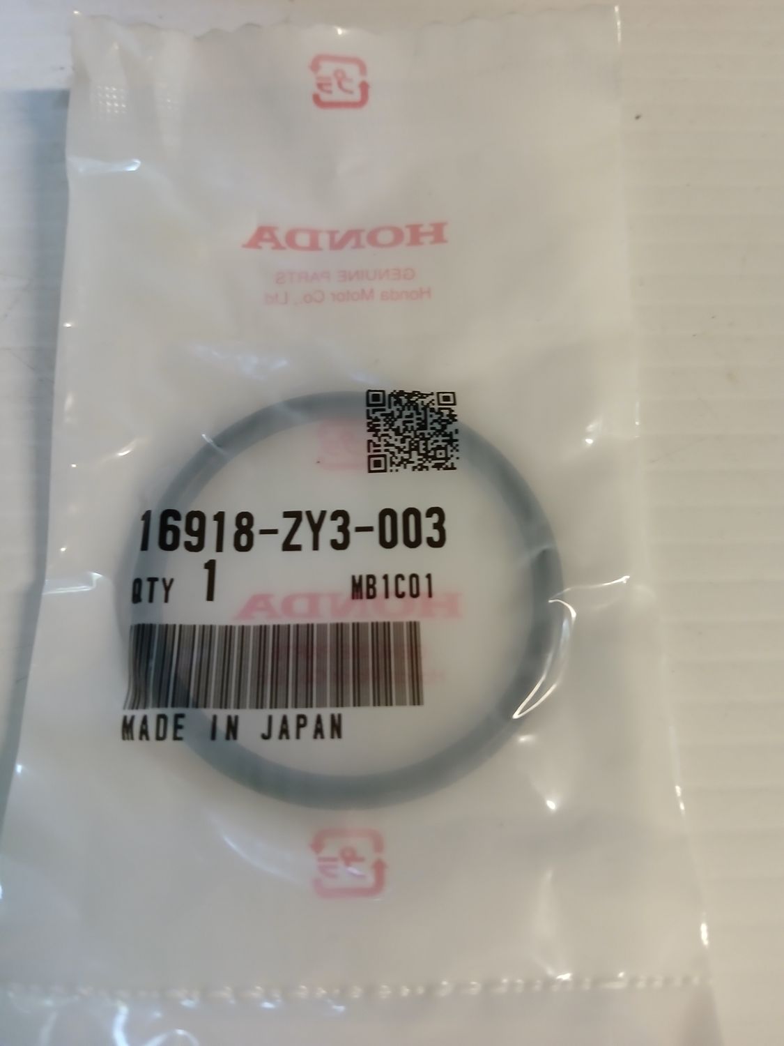Oring  16918-ZY3-003