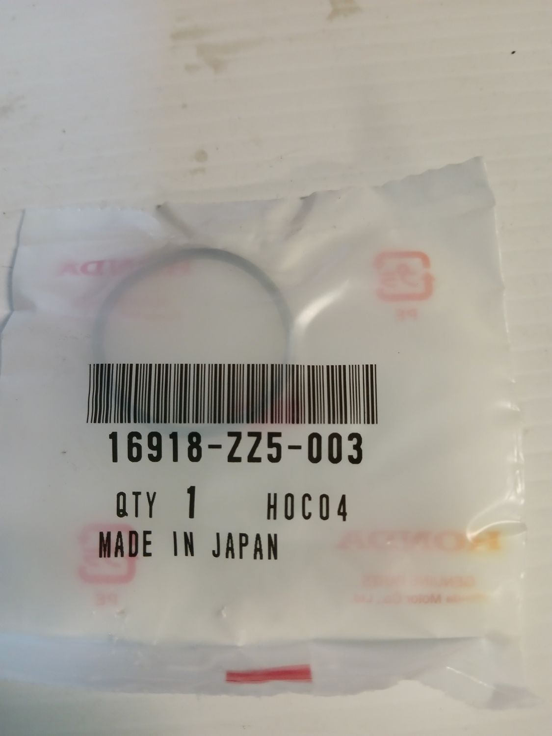 Oring  16918-ZZ5-003
