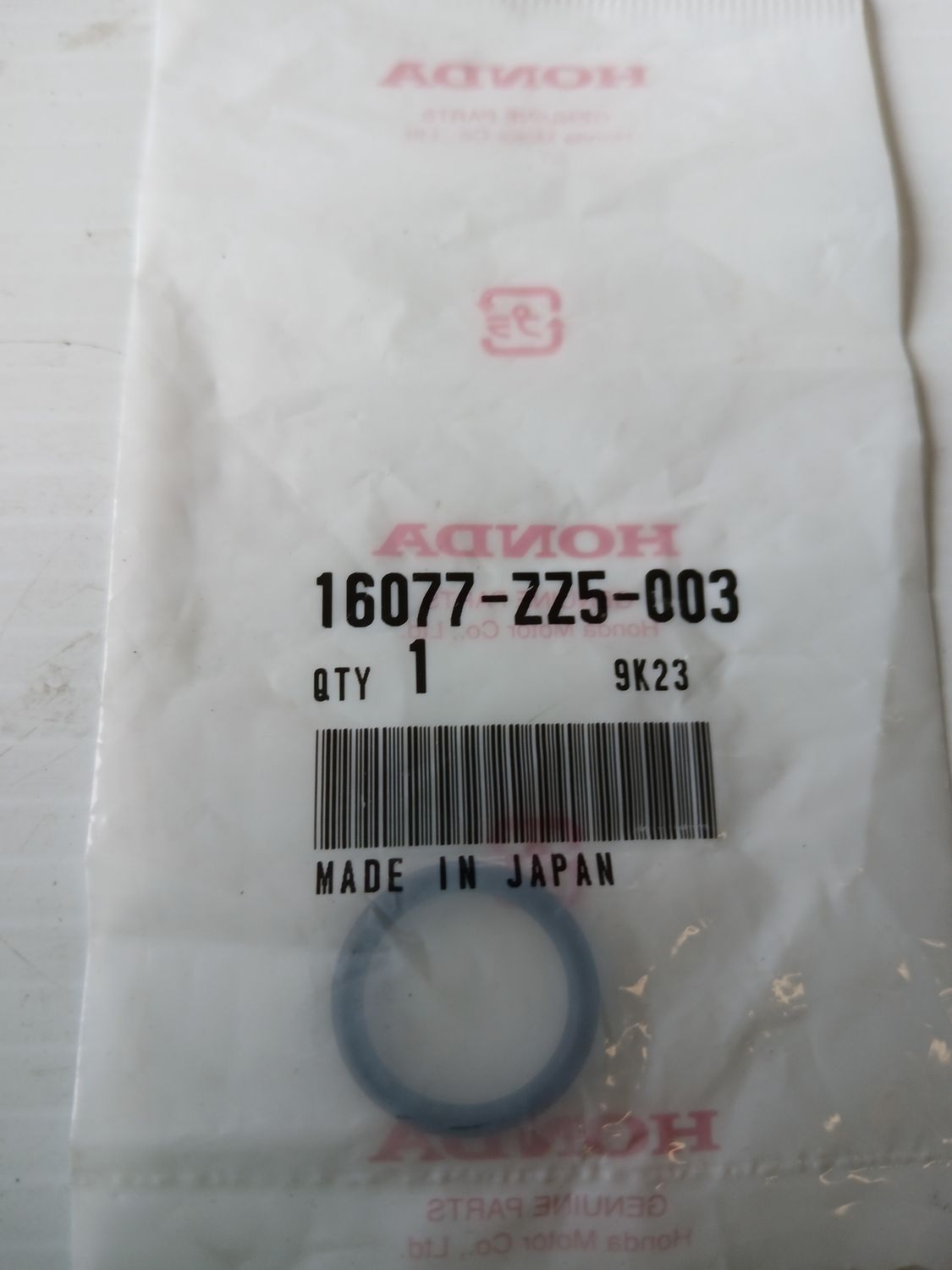 Oring  16077-ZZ5-003