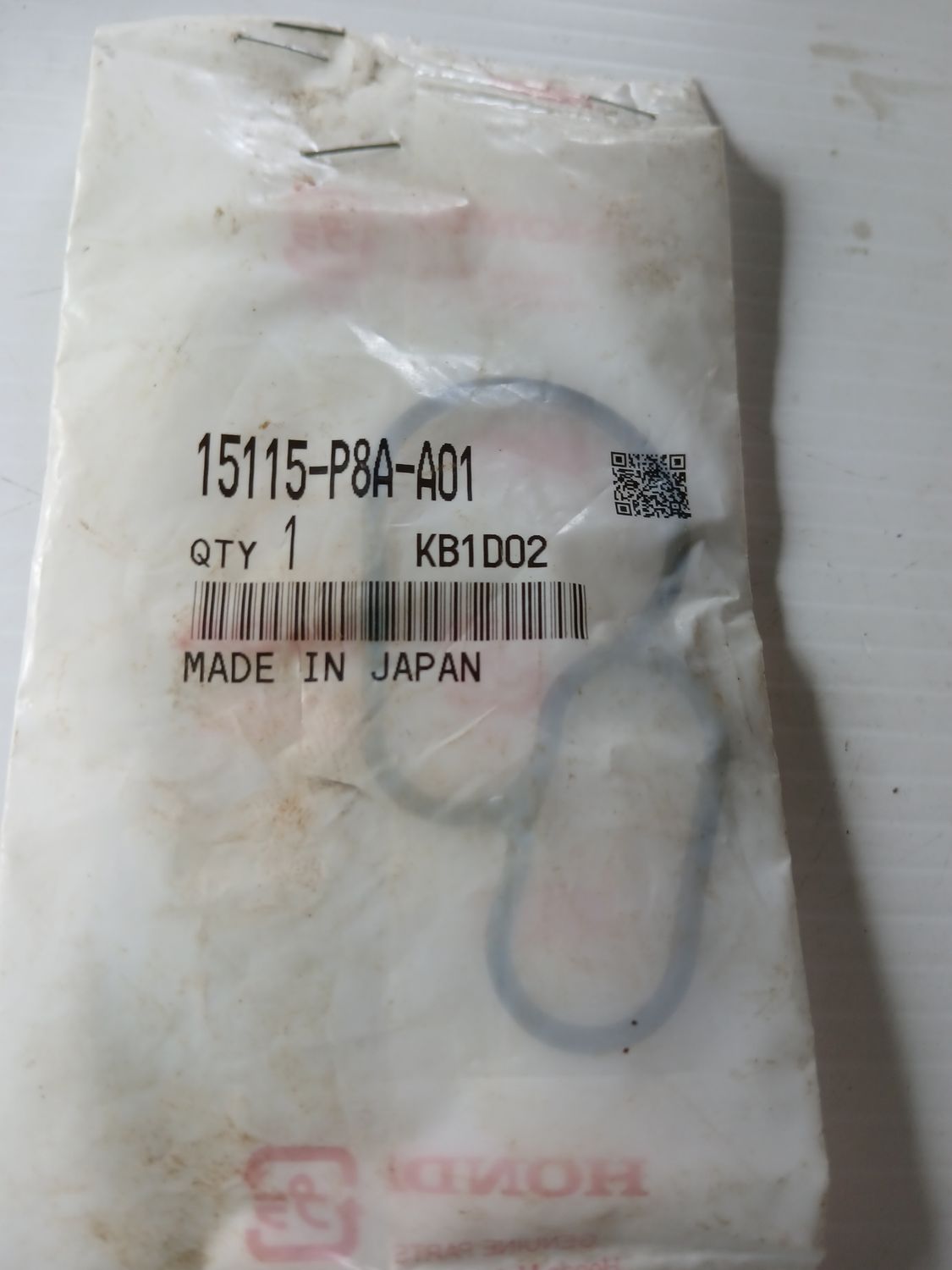 Gasket, Oil Hole  15115-P8A-A01