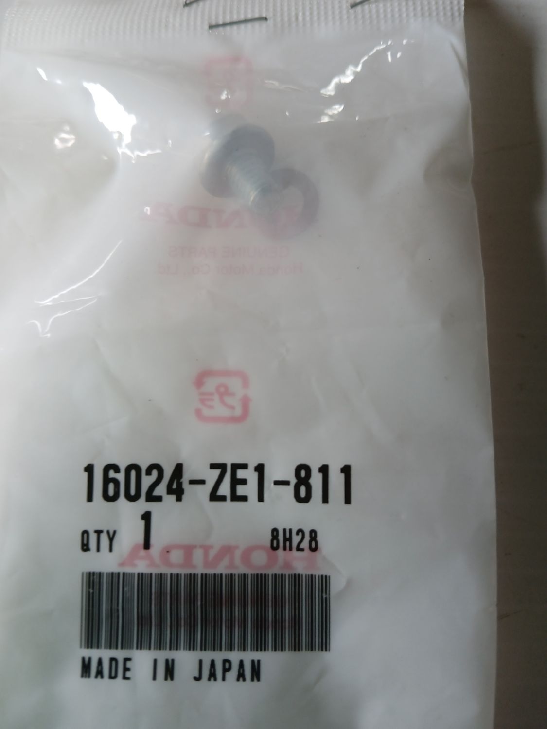 Screw Set, Drain  16024-ZE1-811
