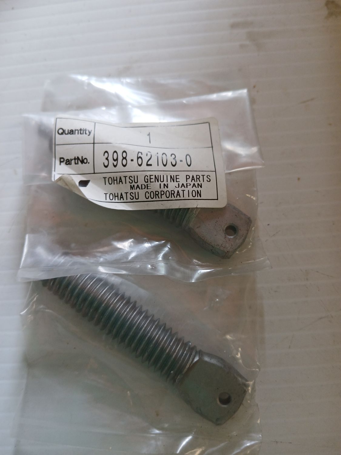 Clamp Screw, Pack of 2, 398-62103-0