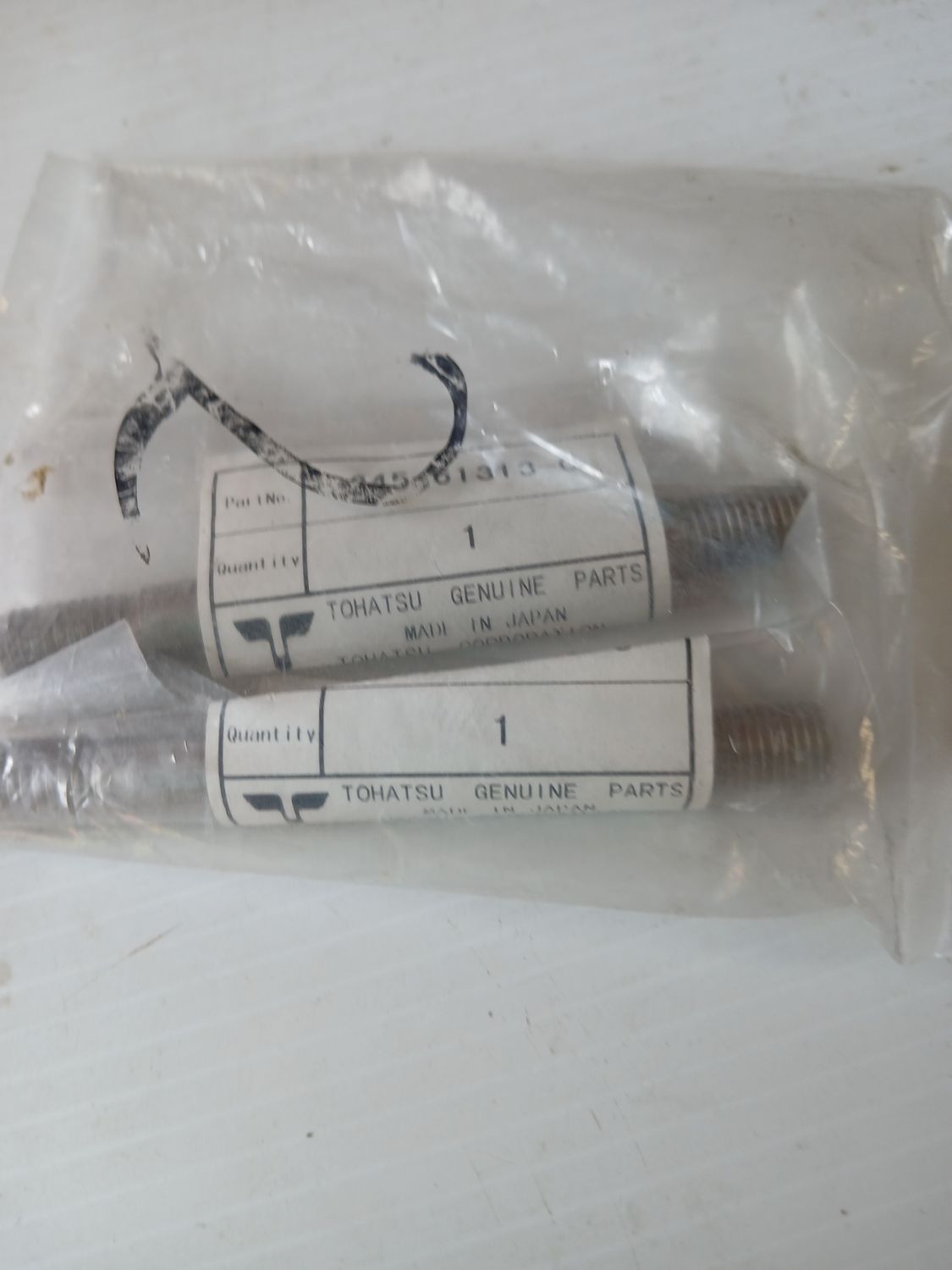 Stud Bolt, Pack of 2,  345-61313-0