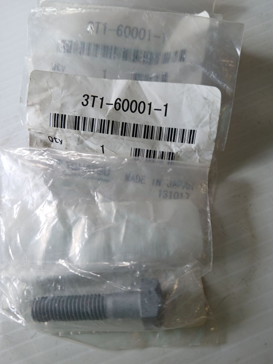 Bolt, Pack of 4,  3T1-60001-1