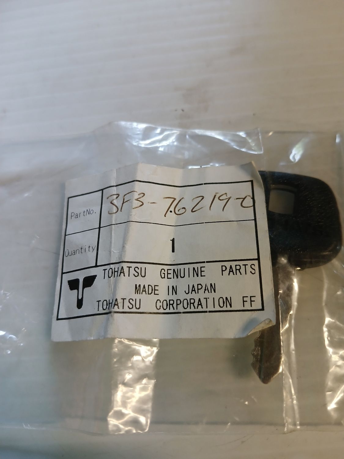 Key, Main Switch  3F3-76219-0