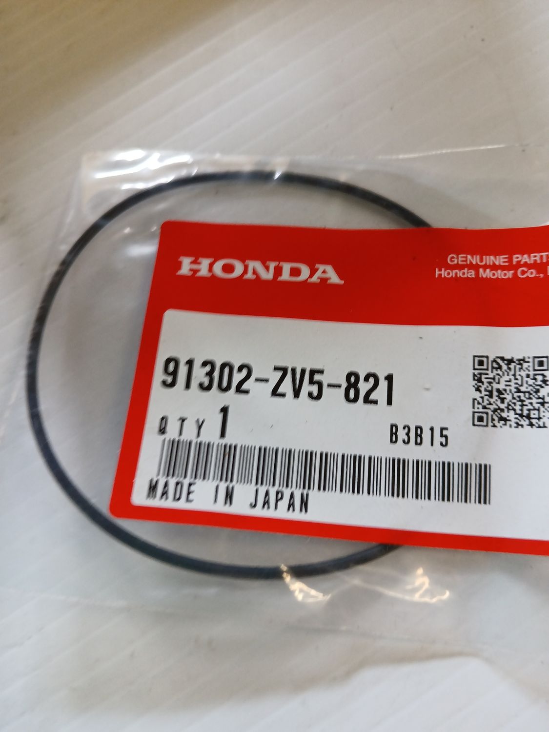 Oring 91302-ZV5-821