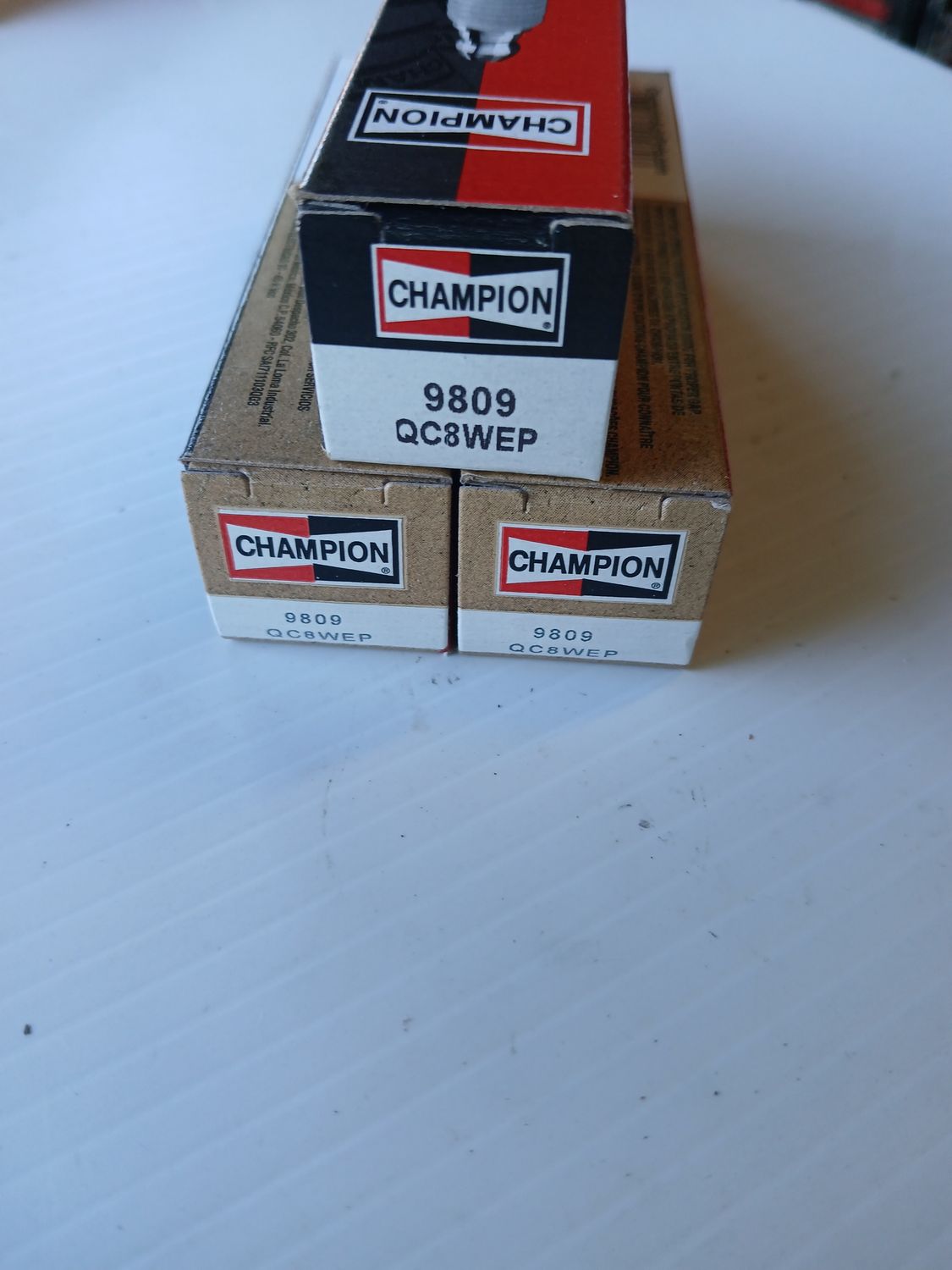 Spark Plug, Pack of 3, QC8WEP