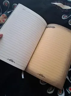 Journal met bronzen pauw - A5notitieboek in vintage stijl