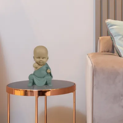 Boeddhabeeld Gong fu - Babymonnik voor rust, focus &amp; speelsheid