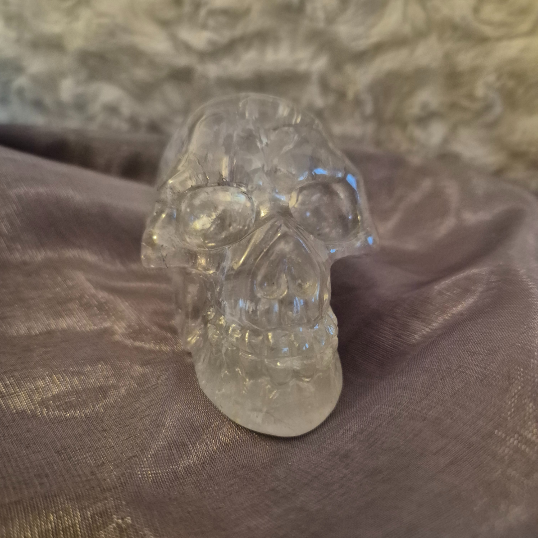 Amethist skull 6cm - Steen voor loslaten, bescherming &amp; spiritueel inzicht